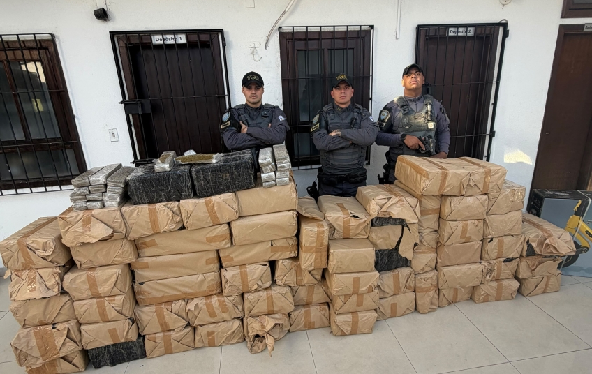 PM Rodoviária apreende mais de 3 toneladas de maconha no interior de SP