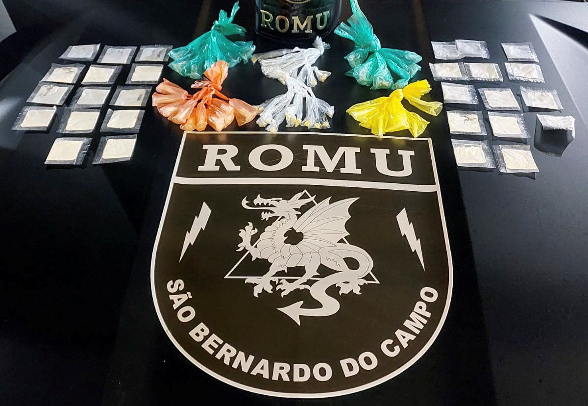 Romu de São Bernardo prende homem por tráfico de drogas durante Operação Dorme Bem no Jardim Represa