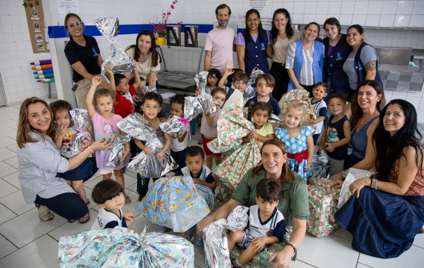 Fundo Social de São Caetano celebra o Dia das Crianças com diversão e entrega de presentes