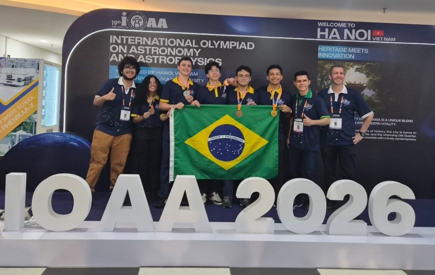 Brasil faz história na Olimpíada Internacional de Astronomia e Astrofísica