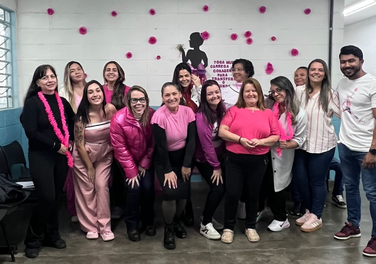 Ribeirão Pires reforça conscientização sobre o câncer de mama com ações do Outubro Rosa em duas unidades de saúde