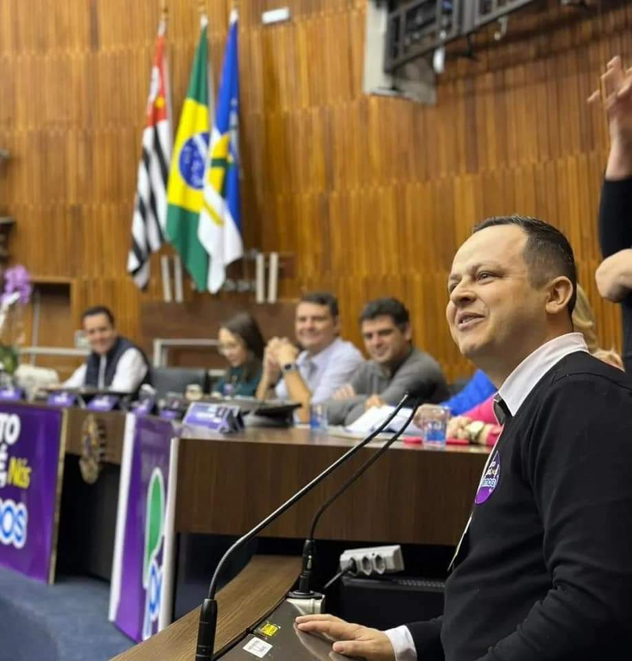 PROF. JOBERT MINHOCA ASSUME PRESIDÊNCIA MUNICIPAL DO PODEMOS DE SANTO ANDRÉ 
