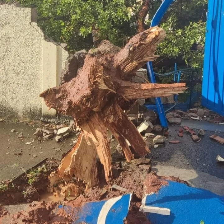 CHUVA COM VENTOS FORTES ATINGE CIDADES DO INTERIOR DE SP