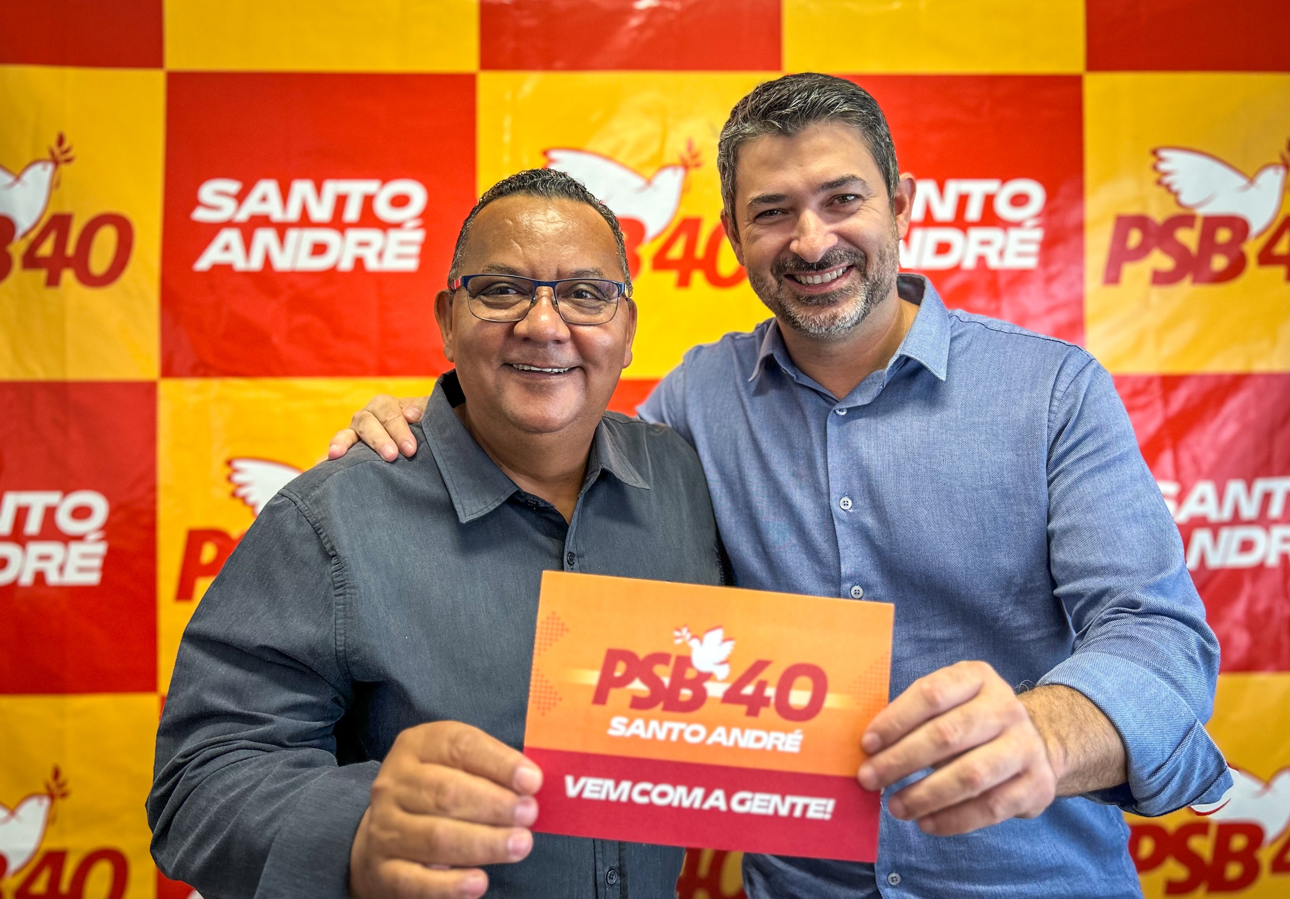 EX-VEREADOR LUZ ALBERTO SE FILIA AO PSB SANTO ANDRÉ