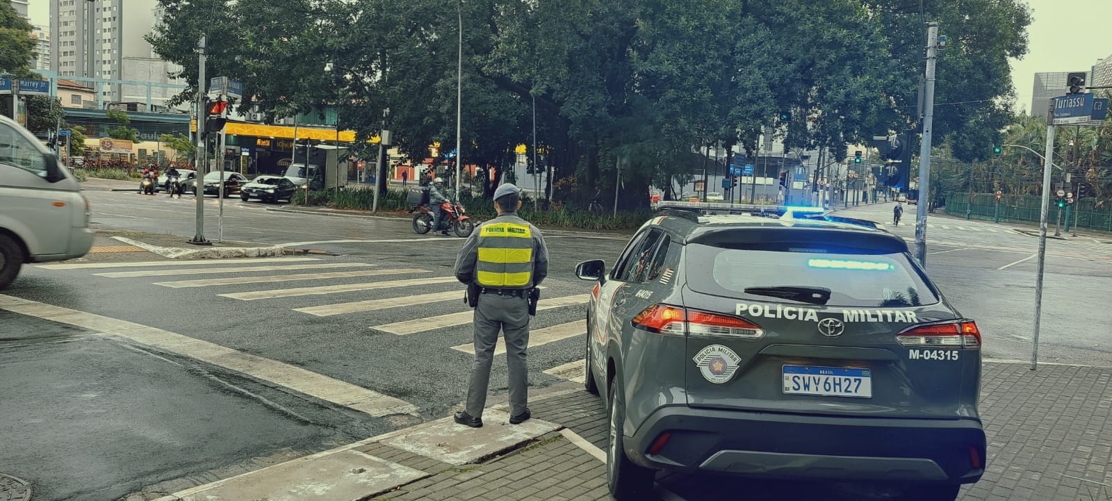 PM reforça patrulhamento na zona oeste da capital, que tem queda nos indicadores criminais