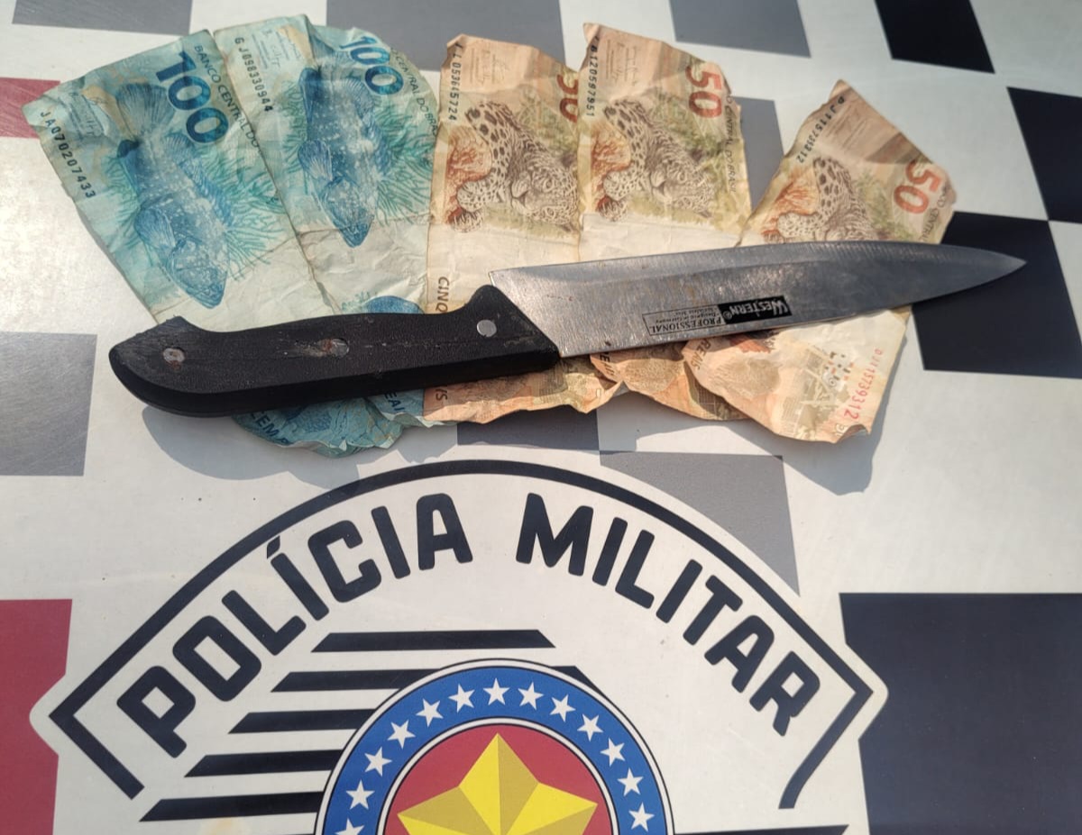 HOMEM PRESO EM FLAGRANTE POR ROUBO