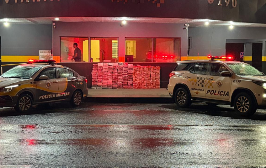 Polícia Militar Rodoviária prende 4 com mais de 360 kg de drogas no interior de São Paulo