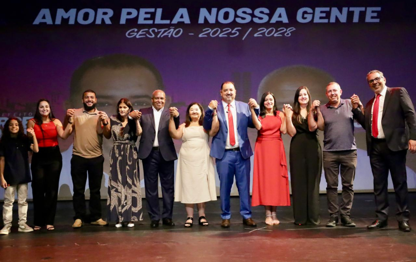 Marcelo Oliveira inicia novo mandato, em Mauá, com discurso de cuidado e realizações