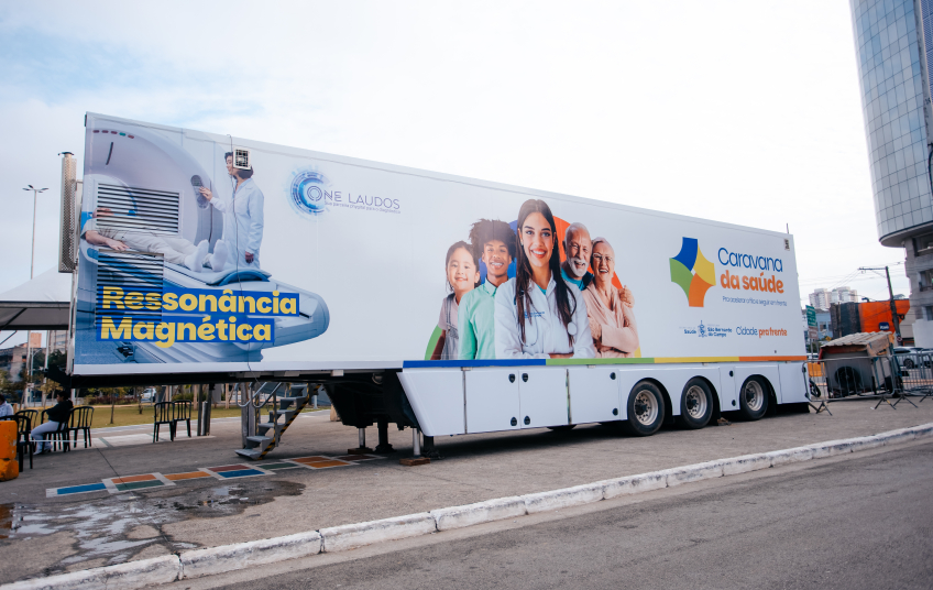 Caravana da Saúde de São Bernardo ganha reforço da Carreta da Ressonância Magnética