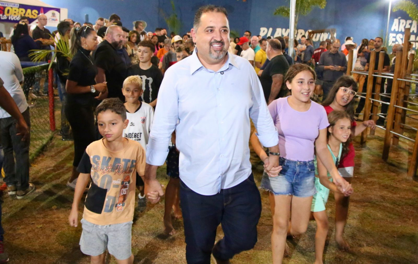 Nova praça no Parque São Vicente une lazer, natureza e homenagem ao amor
