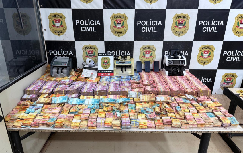 Casal da ‘quadrilha do THC’ é preso com quantia milionária em hotel de SP