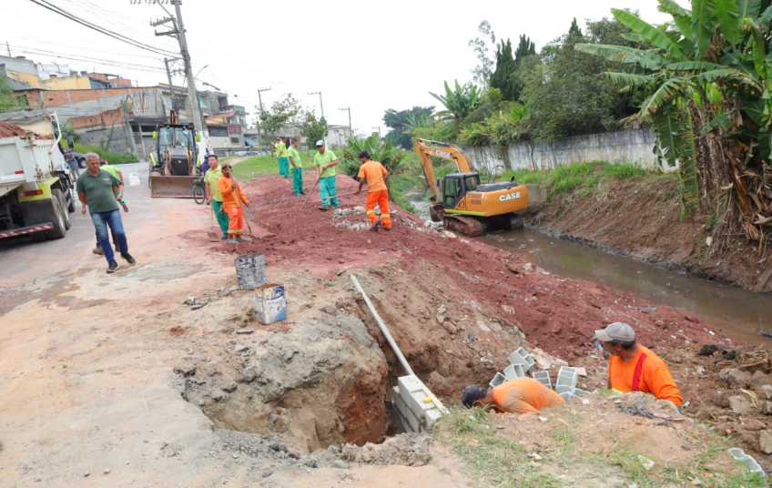 Prefeitura de Mauá inicia obra de infraestrutura no Jardim São Gabriel