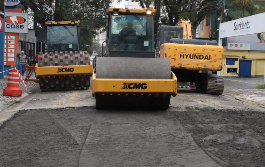 Obras de requalificação na região central de Santo André superam 75% de conclusão