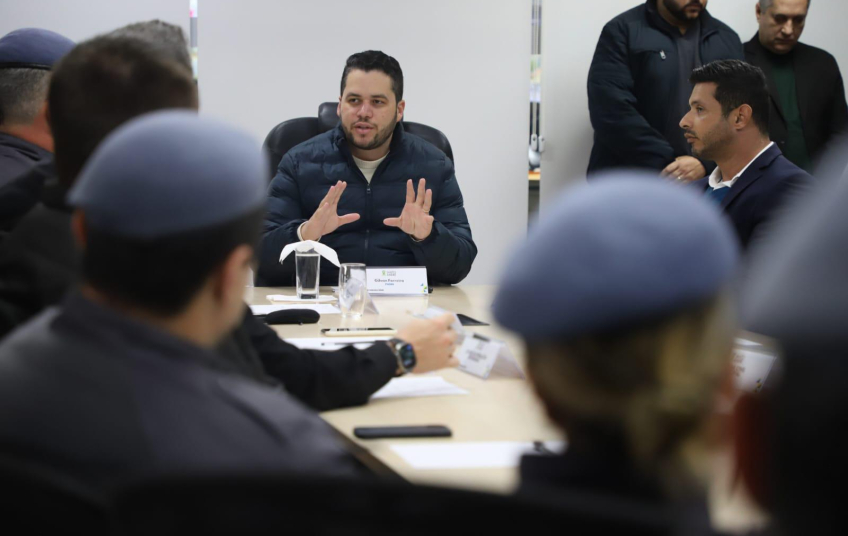 Gilvan reforça integração das forças de segurança e amplia ações conjuntas em Santo André