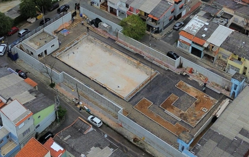 Santo André acelera reforma de piscina no bairro Santa Teresinha