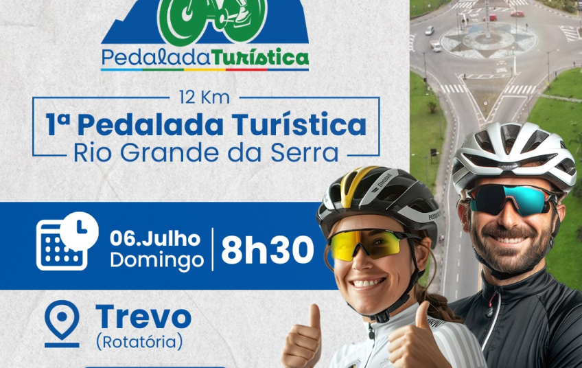 Rio Grande da Serra realiza sua 1ª Pedalada Turística no próximo domingo