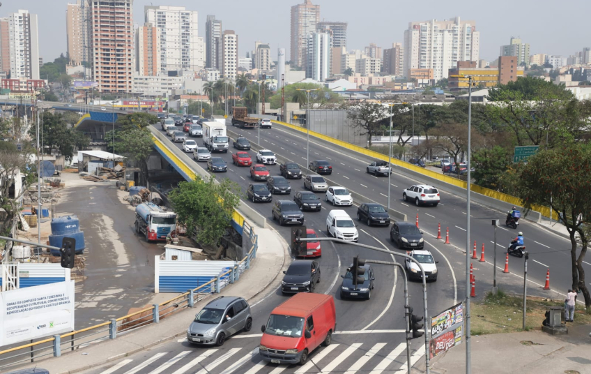 Santo André interdita Viaduto Castelo Branco totalmente a partir de segunda-feira
