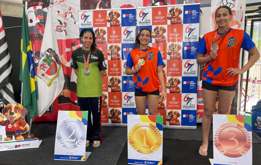 Natação de São Bernardo chega a 49 medalhas, 19 de ouro, e termina como vice na 67ª edição dos Jogos Regionais