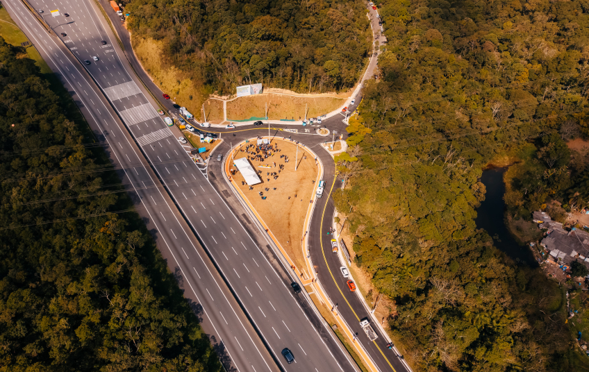 Inauguração de novo acesso viário no Km 31 da Via Anchieta fortalece mobilidade e turismo no Riacho Grande