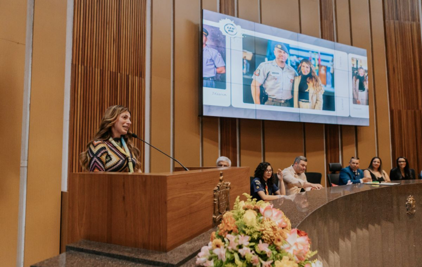 Vice-prefeita de São Bernardo, Jéssica Cormick recebe título de cidadã são-bernardense