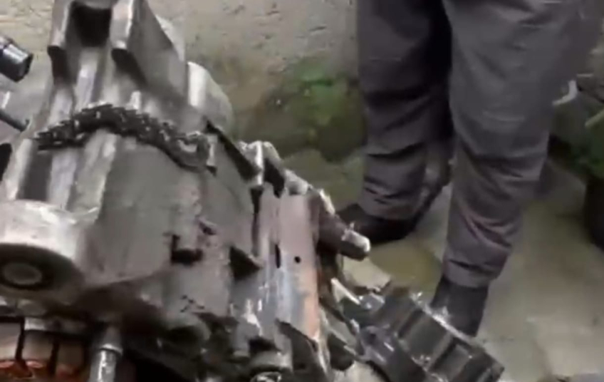 Com apoio de drone, Polícia Militar interrompe desmanche de motocicletas na Zona Sul