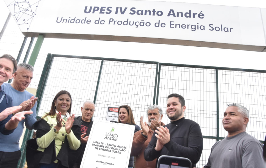 Santo André inaugura quarta usina do parque de produção de energia solar