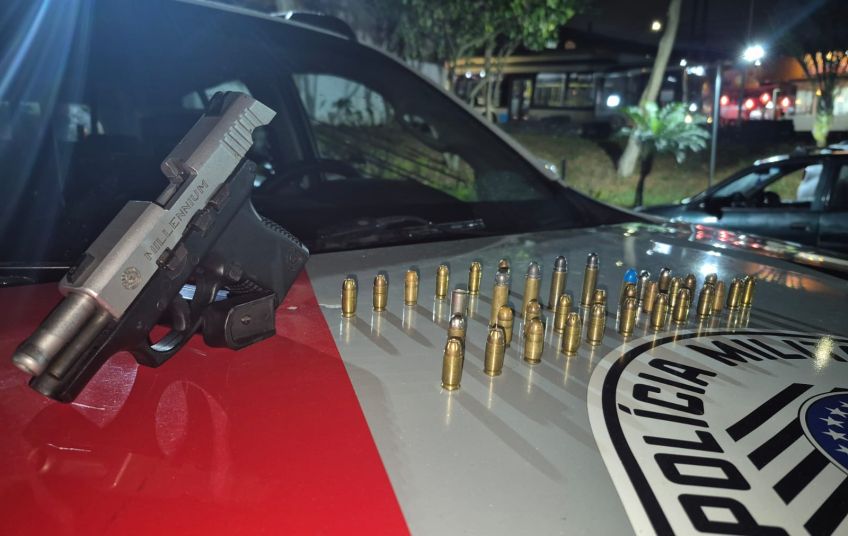 Polícia Militar prende homem com pistola e diversas munições na zona sul de São Paulo