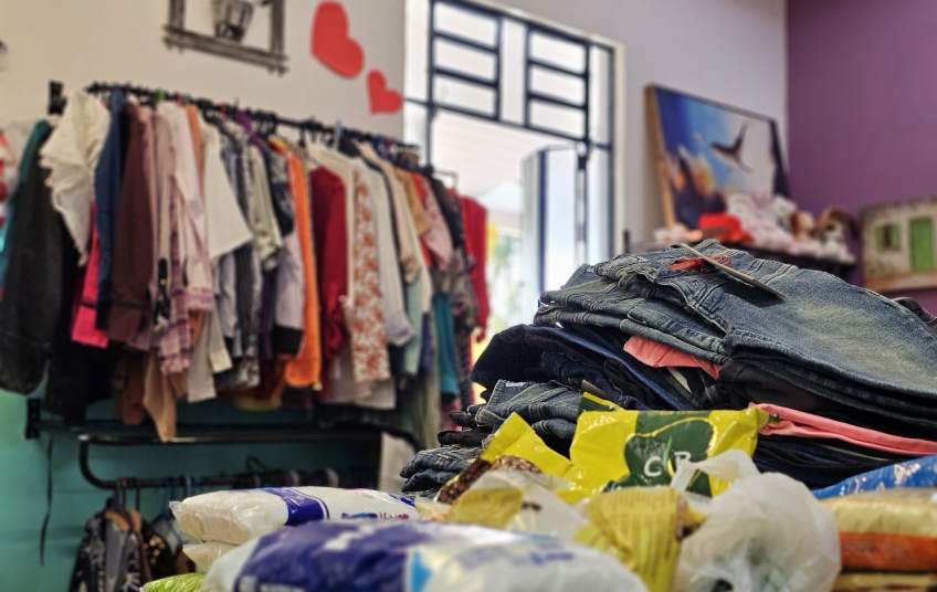 Bazar Solidário do Fundo Social já arrecadou mais de 3,6 toneladas de alimentos em Ribeirão Pires