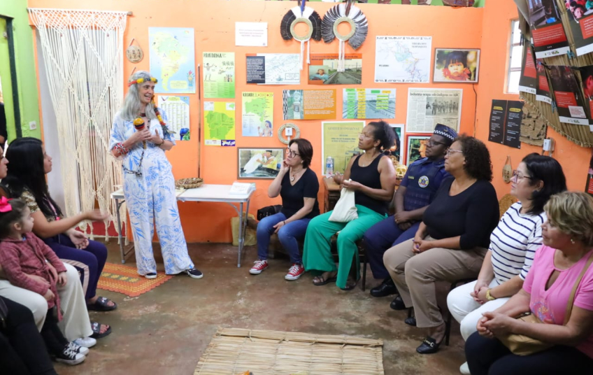 Oka dos Saberes Indígenas recebe Programa “Mauá com Elas” para o plantio do Ipê Roxo
