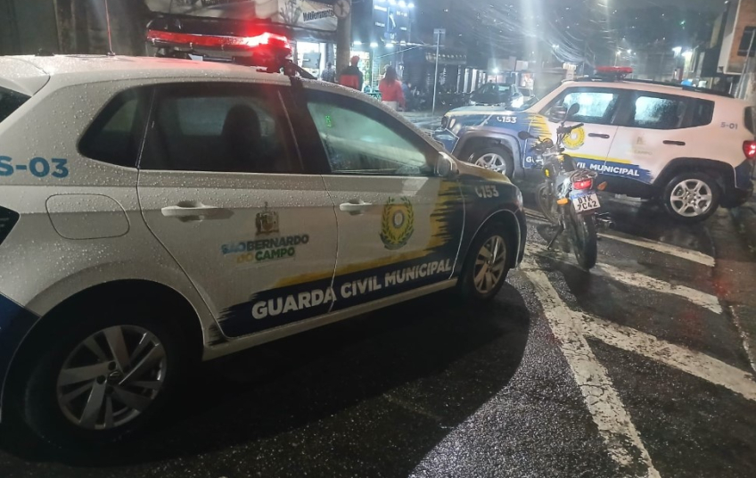 Em São Bernardo, GCM recupera moto furtada e prende homem três dias após sua saída do sistema prisional