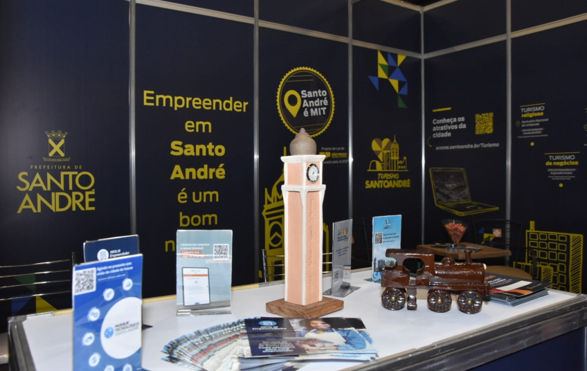 Santo André destaca ambiente de negócios e potencial turístico na Feira do Empreendedor 2025