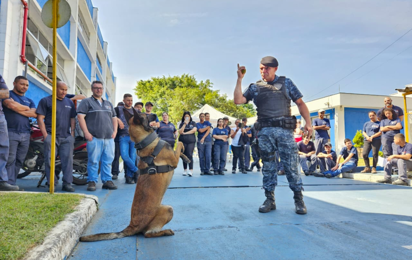 Prefeitura de Ribeirão Pires leva ações de saúde e projeto Cão Amigo à SIPAT da Somma Embalagens