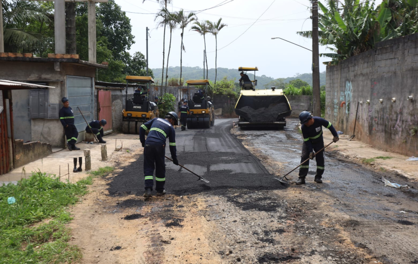 Santo André chega a 40 quilômetros de asfalto novo em 2025