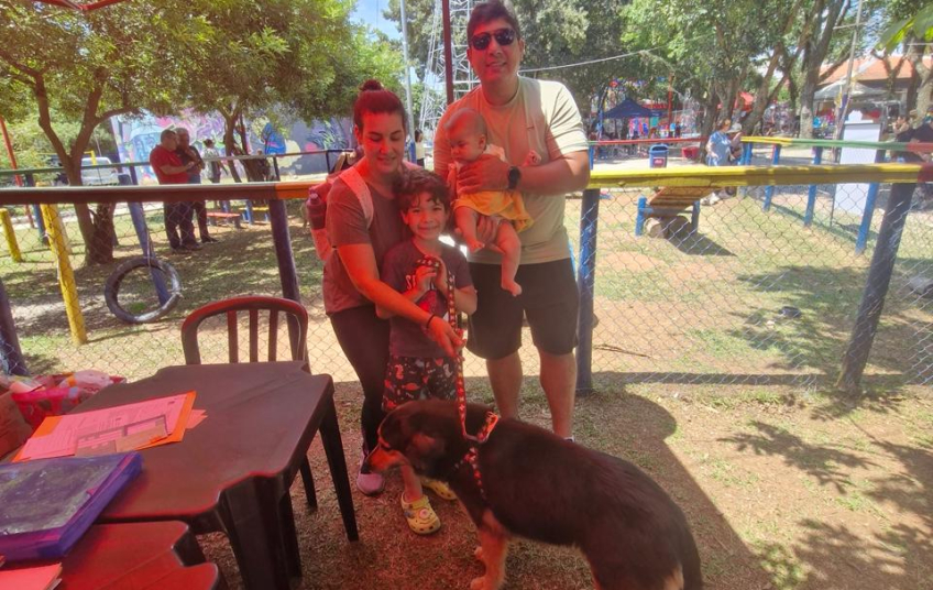 Amor à primeira vista existe e o Ravi o conheceu na 2ª Cãominhada de Mauá