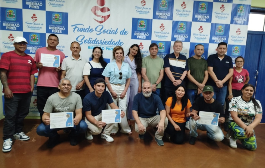 Fundo Social de Ribeirão Pires certifica 23 novos profissionais do curso de Eletricista Instalador Predial