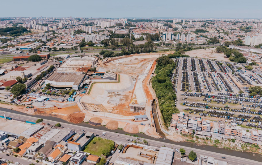 Piscinão Jaboticabal entra em operação e marca novo capítulo no combate às enchentes na região do Rudge Ramos