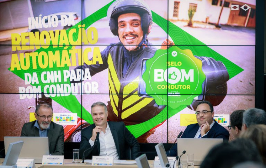 Governo do Brasil anuncia renovação automática para bom condutor valendo a partir desta sexta (9)