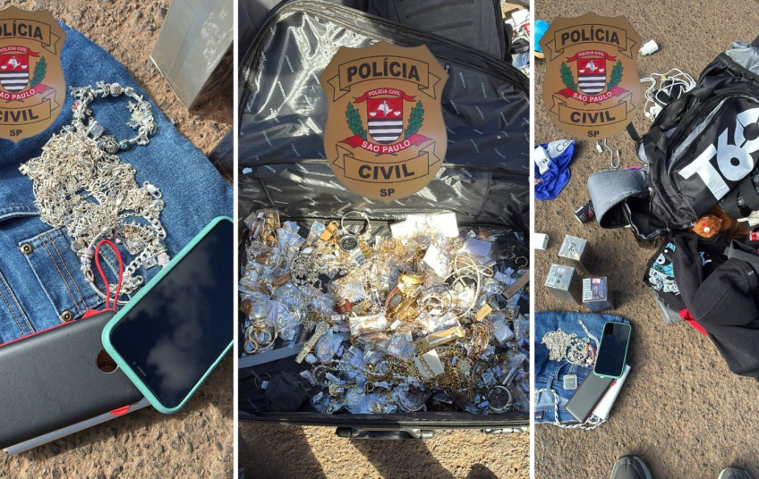 Em menos de 12 horas, Polícia Civil esclarece furto milionário em joalheria no interior de SP