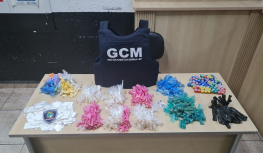 Ação da GCM resulta em apreensão de grande quantidade de drogas em Rio Grande da Serra