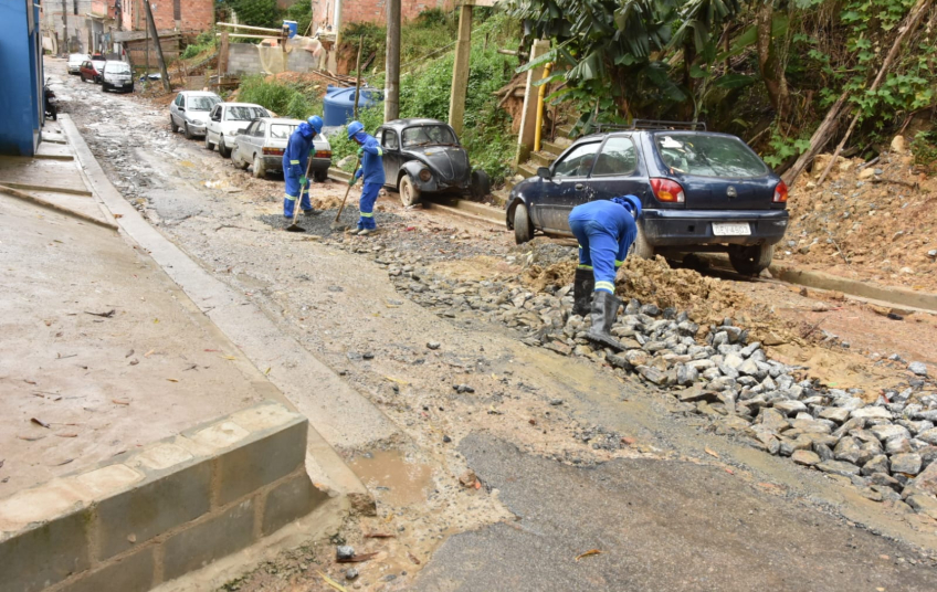Santo André avança em obras de infraestrutura e drenagem no Morro da Kibon