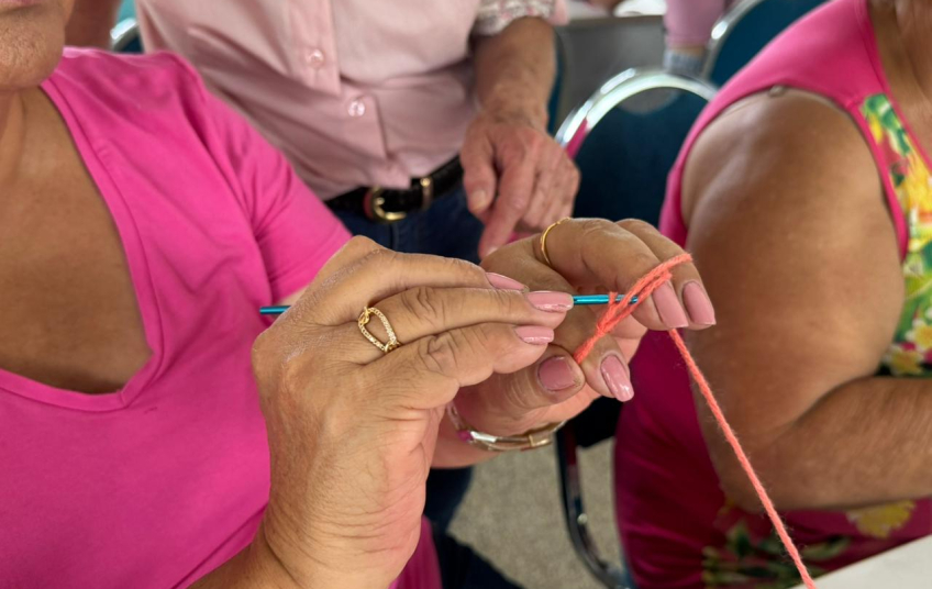 Projeto Fio Solidário realiza primeira oficina no CRAS Quarta Divisão