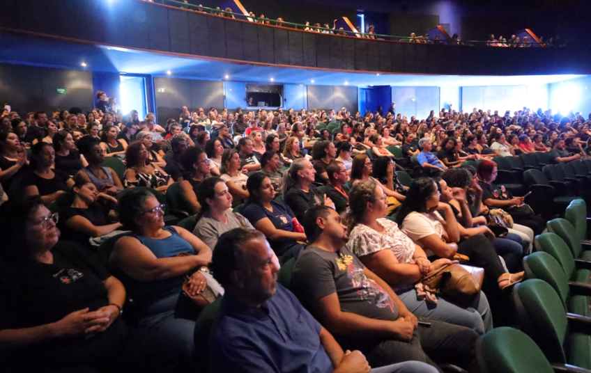 Secretaria de Educação promove atividade de boas-vindas para auxiliares no início do ano letivo de 2026