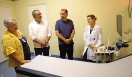 Prefeito Marcelo Oliveira acompanha exames do programa “Agora Tem Especialistas” no Hospital Nardini