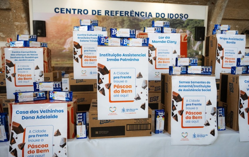 Fundo Social de São Bernardo inicia arrecadação de chocolates na campanha ‘Páscoa do Bem’