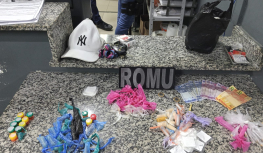 Diadema apreende drogas e suspeito por tráfico