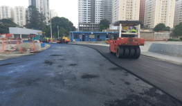 Rotatória da Aldino Pinotti é liberada ao tráfego 